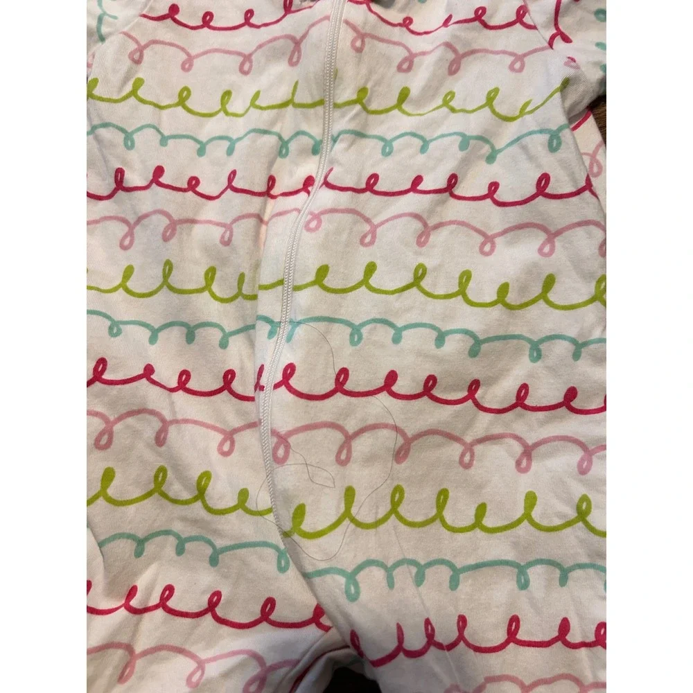 Gerber Onesies Baby Girls 3-6 Months Footed Pajamas Sleep Play Bundle 3 Pack